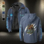 The UCLA Force Flannel Hoodie, Team Spirit Flannel Hoodie HVN1441UC - Navy Blue