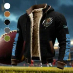 The UCLA Force Fleece-Lined Hooded Jacket, Storm-Ready Fleece-Lined Coat HVN1441UC - Black
