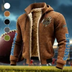 The UCLA Force Fleece-Lined Hooded Jacket, Storm-Ready Fleece-Lined Coat HVN1441UC - brown