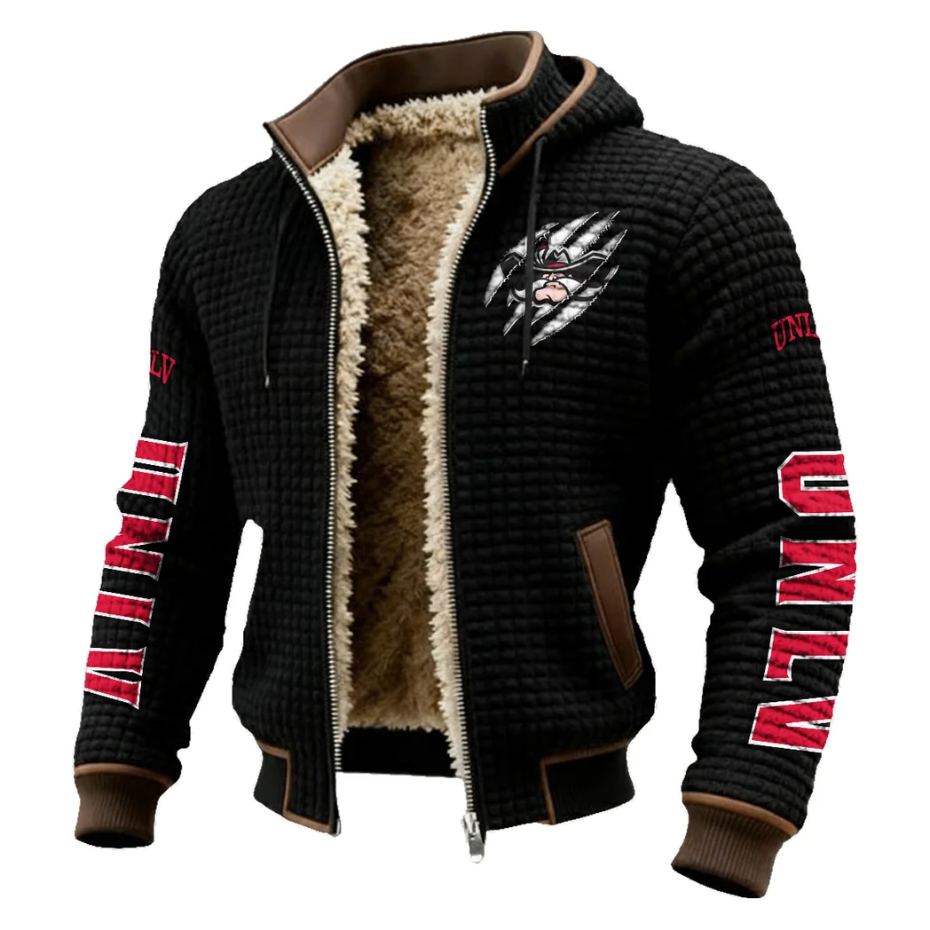The Rebel Force Fleece-Lined Hooded Jacket, Arctic Protection Hooded Zip HVN1441UN - Black - Image 2