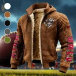 The Rebel Force Fleece-Lined Hooded Jacket, Arctic Protection Hooded Zip HVN1441UN - brown