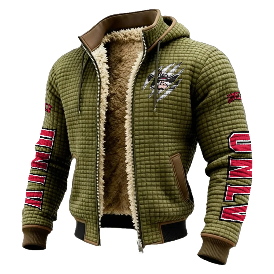The Rebel Force Fleece-Lined Hooded Jacket, Arctic Protection Hooded Zip HVN1441UN - Green - Image 2