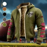 The Rebel Force Fleece-Lined Hooded Jacket, Arctic Protection Hooded Zip HVN1441UN - Green