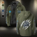 The Aggie Power Flannel Hoodie, Warm Fan Flannel Hoodie HVN1441US - Green