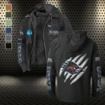 The Roadrunner Spirit Flannel Hoodie, Supporter Spirit Hooded Flannel HVN1441UT - Black