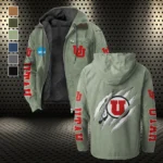 The Utah Pride Flannel Hoodie, Athletic Lifestyle Fan Hoodie HVN1441UU - Light Green