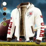 The Utah Pride Fleece-Lined Hooded Jacket, Deep Winter Insulated Hoody HVN1441UU - White
