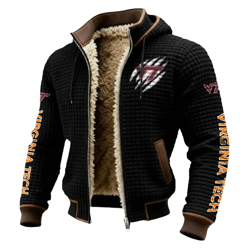 The Tech Spirit Fleece-Lined Hooded Jacket, High-Performance Trail Jacket HVN1441VT - Black - Image 2