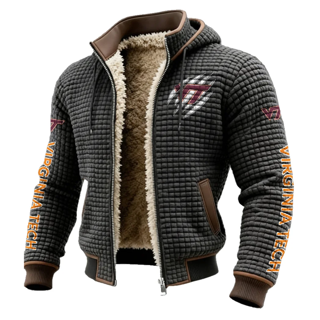The Tech Spirit Fleece-Lined Hooded Jacket, High-Performance Trail Jacket HVN1441VT - Grey - Image 2