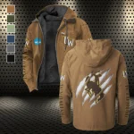 The Cowboy Spirit Flannel Hoodie, Game Ready Flannel Hoodie HVN1441WC - Camel