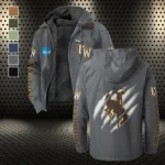 The Cowboy Spirit Flannel Hoodie, Game Ready Flannel Hoodie HVN1441WC - Gray