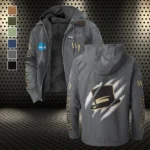 The Deacs Flannel Hoodie, Loyal Supporter Sport Hoodie HVN1441WF - Gray