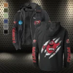 The WKU Pride Flannel Hoodie, Rugged Sport Flannel Hoodie HVN1441WK - Black