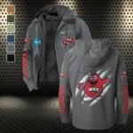 The WKU Pride Flannel Hoodie, Rugged Sport Flannel Hoodie HVN1441WK - Gray