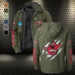 The WKU Pride Flannel Hoodie, Rugged Sport Flannel Hoodie HVN1441WK - Green