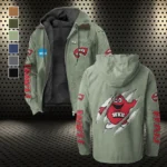The WKU Pride Flannel Hoodie, Rugged Sport Flannel Hoodie HVN1441WK - Light Green