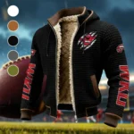 The WKU Pride Fleece-Lined Hooded Jacket, Elemental Guard Sport Jacket HVN1441WK - Black