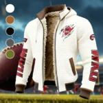 The WKU Pride Fleece-Lined Hooded Jacket, Elemental Guard Sport Jacket HVN1441WK - White