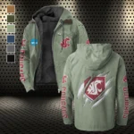 The WSU Force Flannel Hoodie, Everyday Game Fan Hoodie HVN1441WS - Light Green