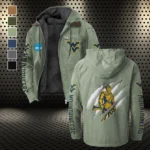 The Mountaineers Flannel Hoodie, Warm Sport Spirit Hoodie HVN1441WV - Light Green
