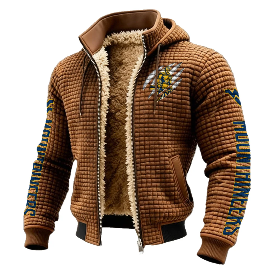 The Mountaineers Fleece-Lined Hooded Jacket, Thermal Core Fleece Jacket HVN1441WV - brown - Image 2