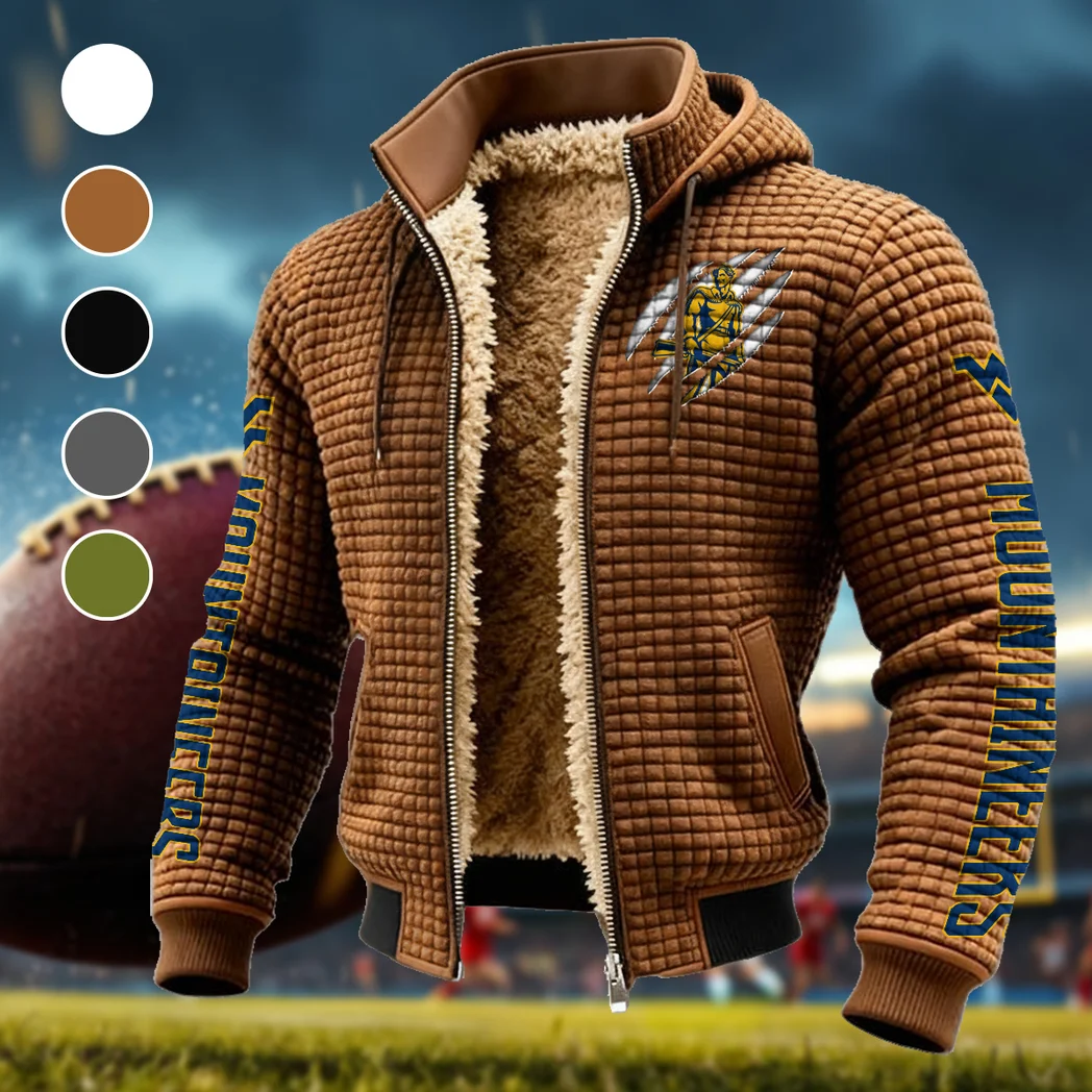The Mountaineers Fleece-Lined Hooded Jacket, Thermal Core Fleece Jacket HVN1441WV - brown