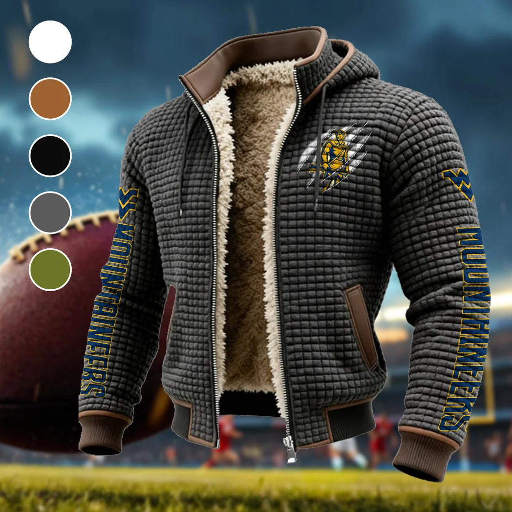 The Mountaineers Fleece-Lined Hooded Jacket, Thermal Core Fleece Jacket HVN1441WV - Grey