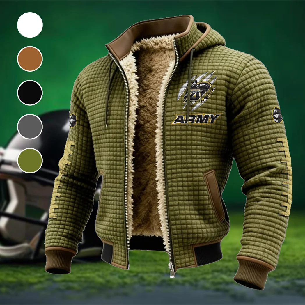 The Knight Corps Fleece-Lined Hooded Jacket, Endurance Sport Thermal Hoody HVN1445AB - Green