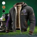 The Albany Elite Fleece-Lined Hooded Jacket, Multi-Sport Winter Active Top HVN1445AG - Grey