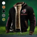 The Tempe Titans Fleece-Lined Hooded Jacket, Cross-Training Winter Layer HVN1445AS - Black