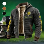 The Baylor Line Fleece-Lined Hooded Jacket, Elite Athlete Winter Jacket HVN1445BB - Grey