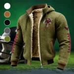 The Jesuit Giants Fleece-Lined Hooded Jacket, Weather-Shield Fleece Hoody HVN1445BC - Green