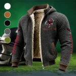 The Jesuit Giants Fleece-Lined Hooded Jacket, Weather-Shield Fleece Hoody HVN1445BC - Grey