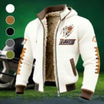 The Falcon Power Fleece-Lined Hooded Jacket, Wind-Blocker Insulated Hoody HVN1445BG - White