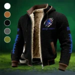 The Boise Force Fleece-Lined Hooded Jacket, Storm-Ready Fleece-Lined Coat HVN1445BS - Black