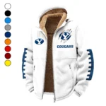 The Blue and White Winter Fleece Jacket, Snow-Ready Active Fleece HVN1445BY - White