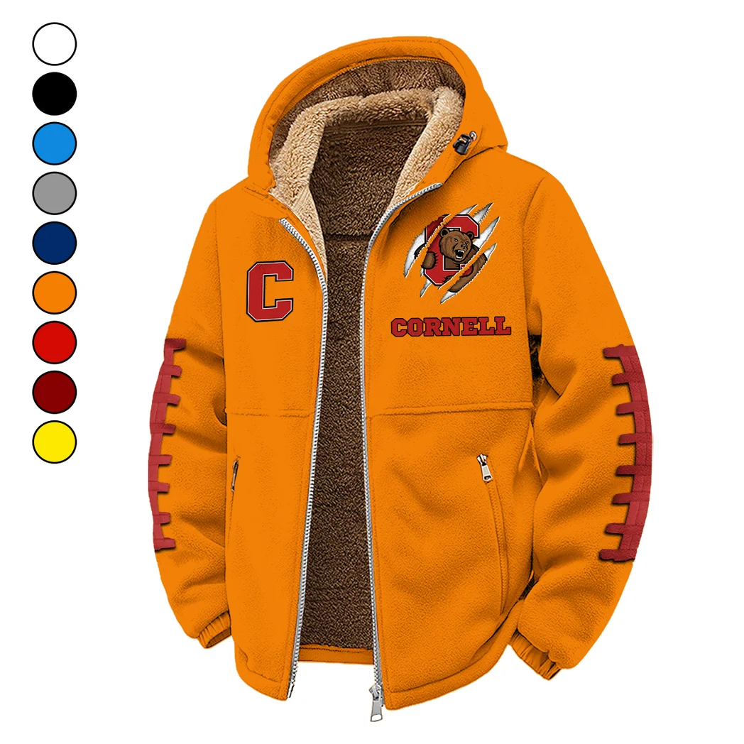 Cornell Winter Fleece Jacket, Ski & Snowboard Mid-Layer HVN1445CB - Orange