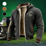 The Buff Ambush Fleece-Lined Hooded Jacket, Water-Resistant Thermal Hoody HVN1445CB - Grey