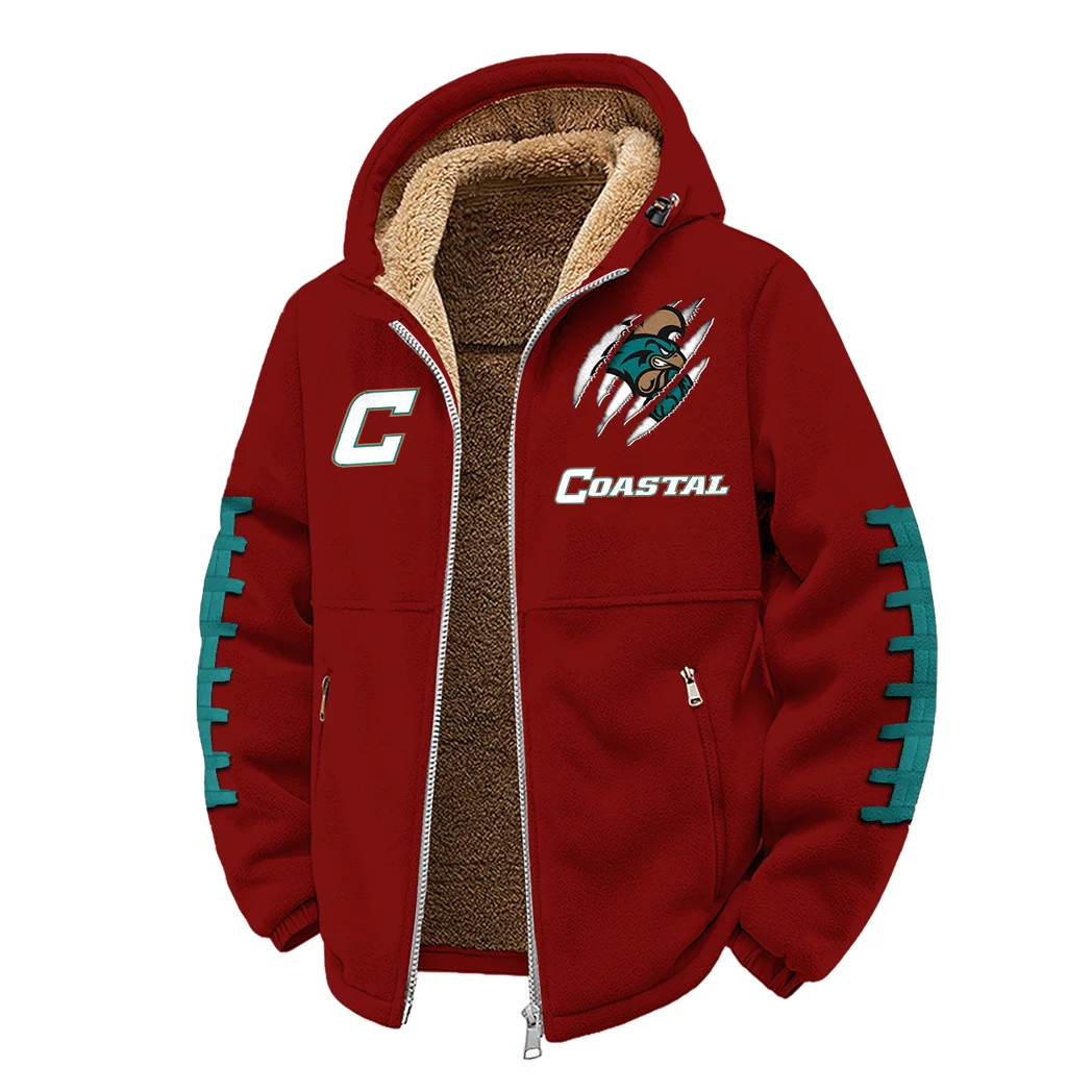 The Chant Spirit Winter Fleece Jacket, Winter Endurance Jacket HVN1445CC - Wine - Image 2