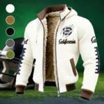 The Berkeley Elite Fleece-Lined Hooded Jacket, Rugged Terrain Fleece Hoody HVN1445CG - White