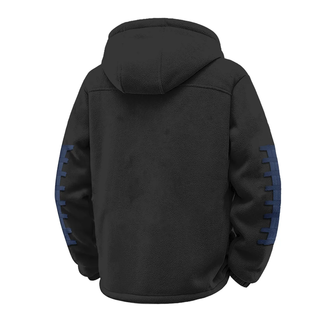The Berkeley Elite Winter Fleece Jacket, Ultra-Soft Fleece Shell HVN1445CG - Black - Image 3