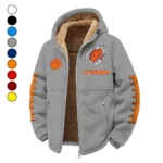 The Tiger Paw Winter Fleece Jacket, Heavyweight Plush Fleece HVN1445CT - Grey