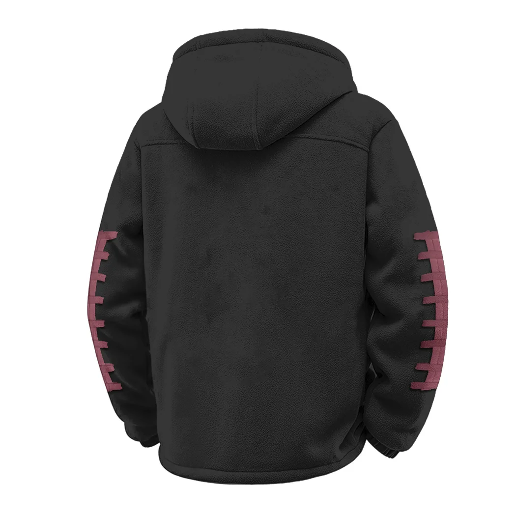 The Seminole Power Winter Fleece Jacket, Warm Core Loft Fleece HVN1445FS - Black - Image 3