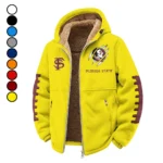 The Seminole Power Winter Fleece Jacket, Warm Core Loft Fleece HVN1445FS - Yellow