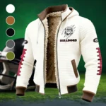 The Georgia Force Fleece-Lined Hooded Jacket, Premium Bonded Fleece Jacket HVN1445GB - White