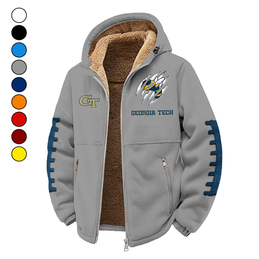 The Jacket Pride Winter Fleece Jacket, Sherpa Lined Winter Fleece HVN1445GT - Grey