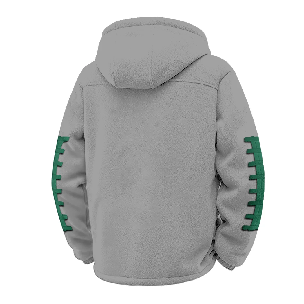 Hawaii Pride Winter Fleece Jacket, Arctic Expedition Fleece HVN1445HR - Grey - Image 3