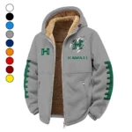 Hawaii Pride Winter Fleece Jacket, Arctic Expedition Fleece HVN1445HR - Grey