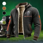Memorial Stadium Fleece-Lined Hooded Jacket, Endurance Sport Thermal Hoody HVN1445IF - Grey