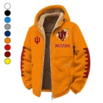 The Hoosiers Winter Fleece Jacket, Insulated Sport Hoody HVN1445IH - Orange